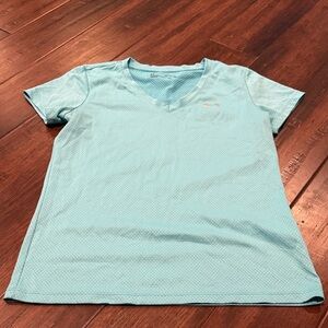 Under Armour Sky Blue V-Neck Tee
